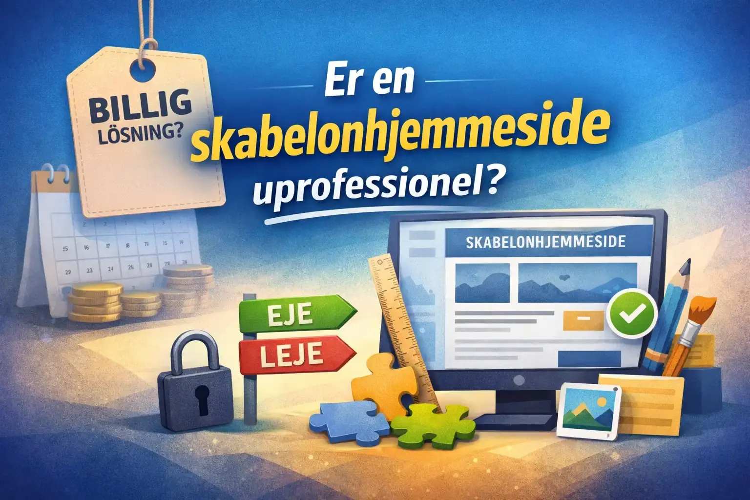 Hjemmeside på budget